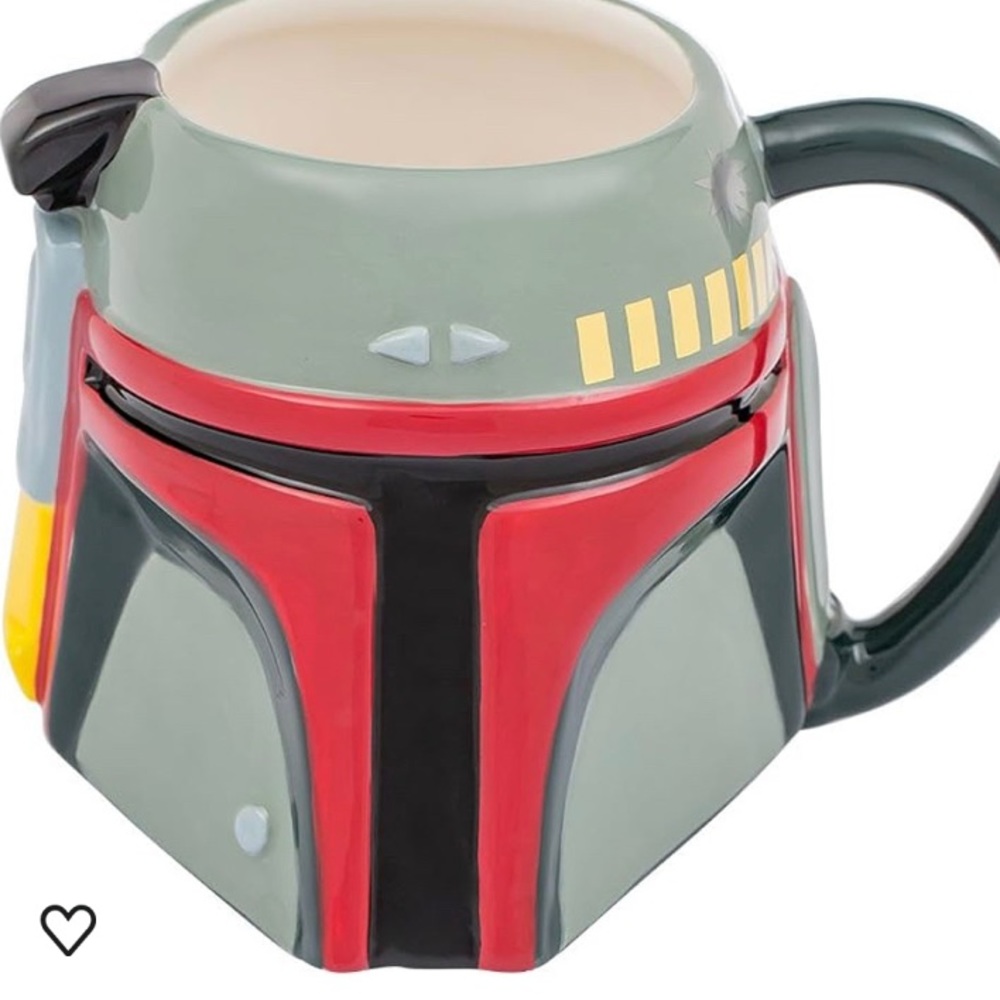Star Wars Boba Fett 20 Ounce Ceramic Sculpted Mugs and travel cup